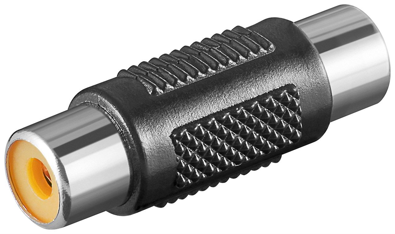 Goobay RCA Adapter - Female to Female - Black
