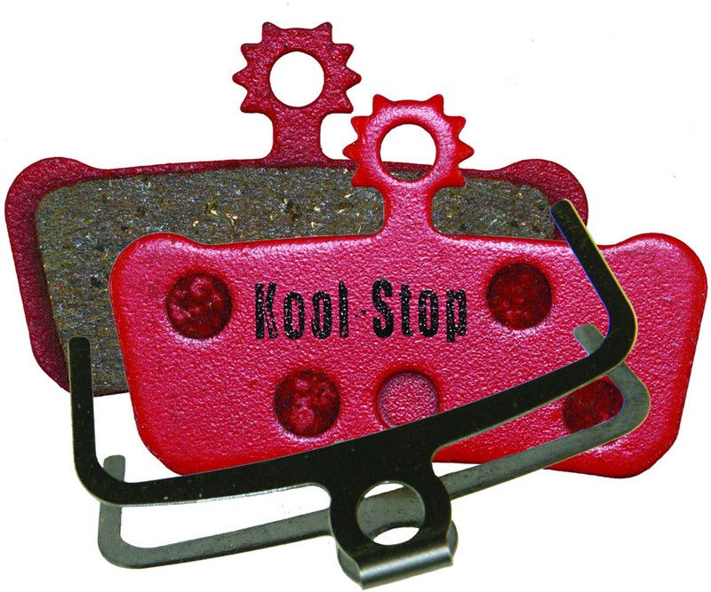 Koolstop Disc Remblok & Remschoen Avid/SRAM X0 Trail beige/rood