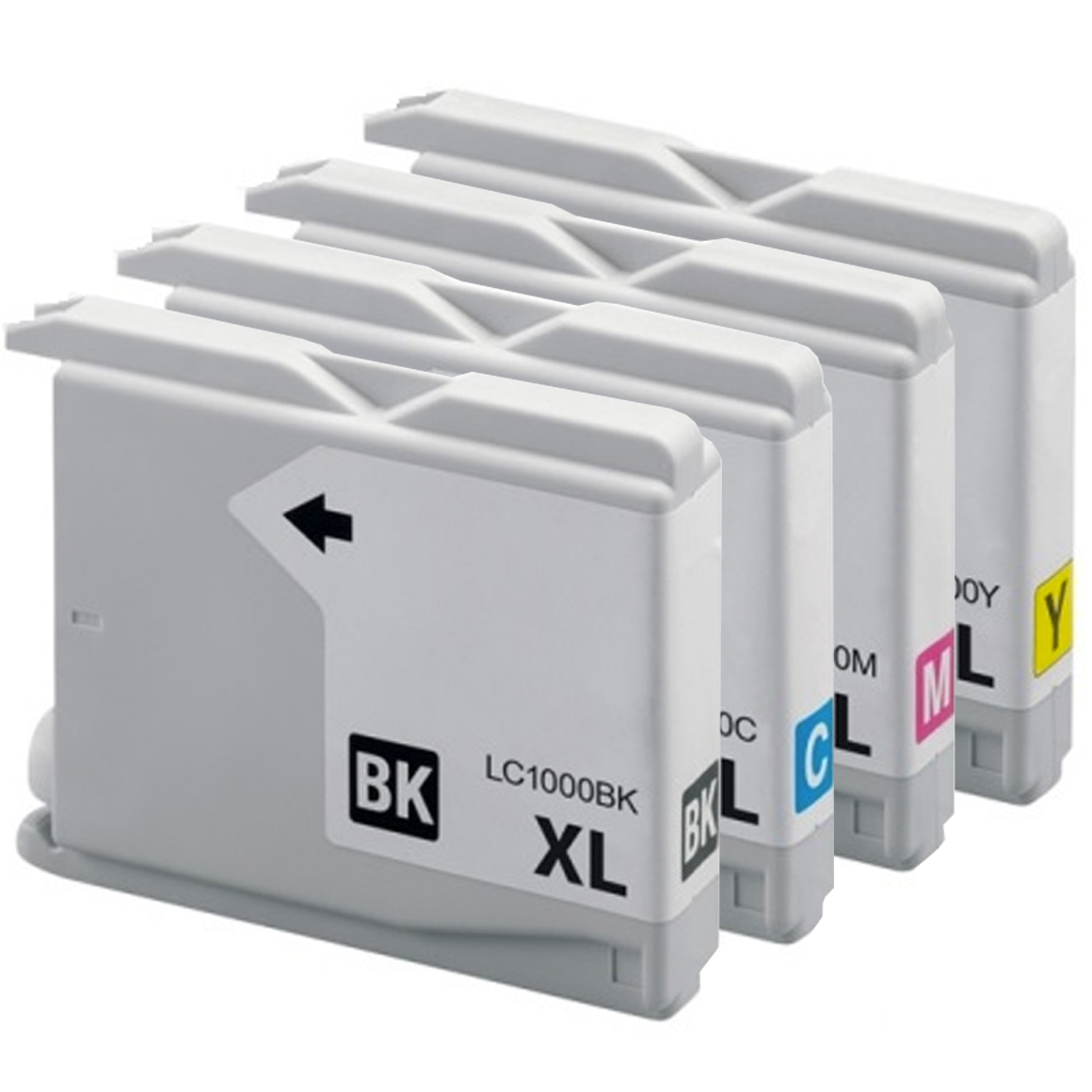 Brother Original Tintenpatronen LC-1000 Multipack C/Y/M – Für Brother Drucker, Mit Blauer Engel Zertifikat
