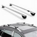 StarTech Latios Dakdrager voor auto en SUV - Universele aluminium dwarsstangen - 135 cm - Draagvermogen 75 kg - Met slot - Set van 2 - Zilver