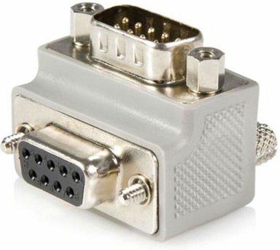 StarTech Rechts gehoekte DB9 naar DB9 seriële kabel adapter Type 1