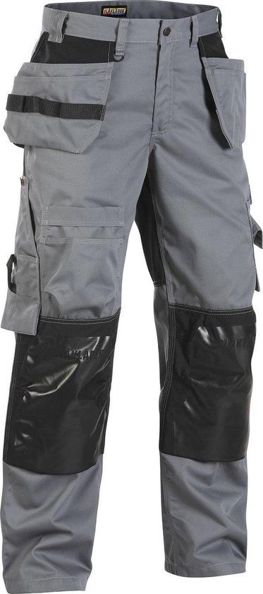 Blåkläder Vloerleggersbroek 1505-1860 - Grijs/Zwart - C58