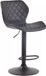 And OutdoorMatch Tabouret de bar moderne Retta - Gris - Noir