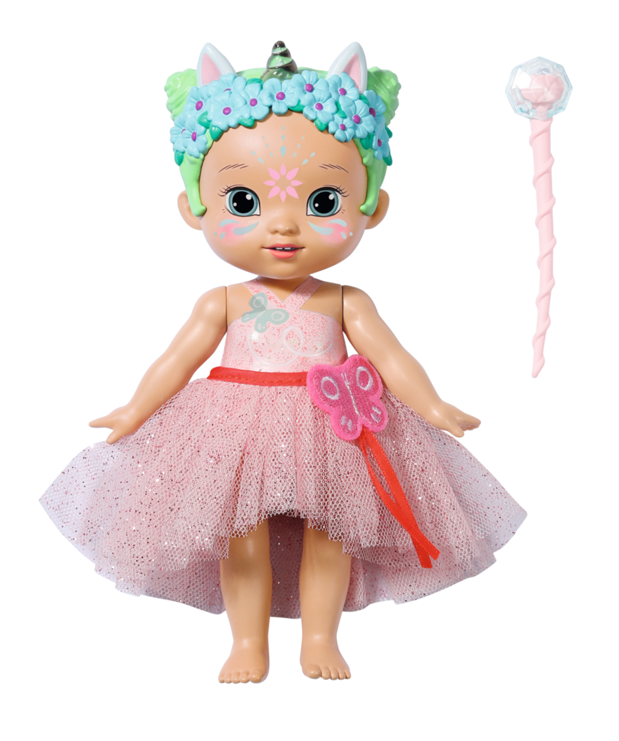 Zapf BABY born Storybook Una en Eenhoorn (18 cm)