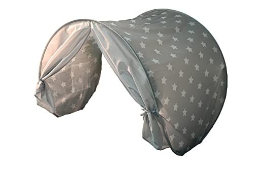 KNORRTOYS.COM 55180 Bedtent Grey White Stars - Grijs, Wit - 4049491551802