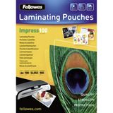 Fellowes lamineerhoezen glanzend A4, 100 Micron (2 x 100 Micron), 100pk