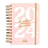 Mr.Wonderful - Wonder agenda klein formaat 2024 - de beste start vandaag 22,1 x 2,1 x 15,6