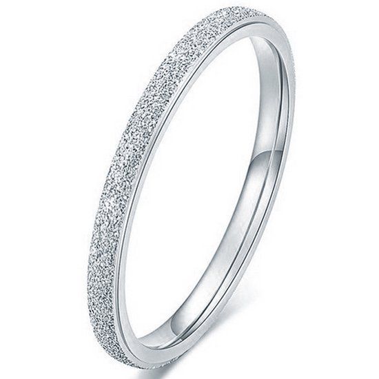 LGT JWLS LGT Jewels Stardust Ring Dames Edelstaal Zilverkleurig 17mm