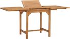 Maison Exclusive - Table de jardin extensible (110-160)x80x75 cm, teck massif