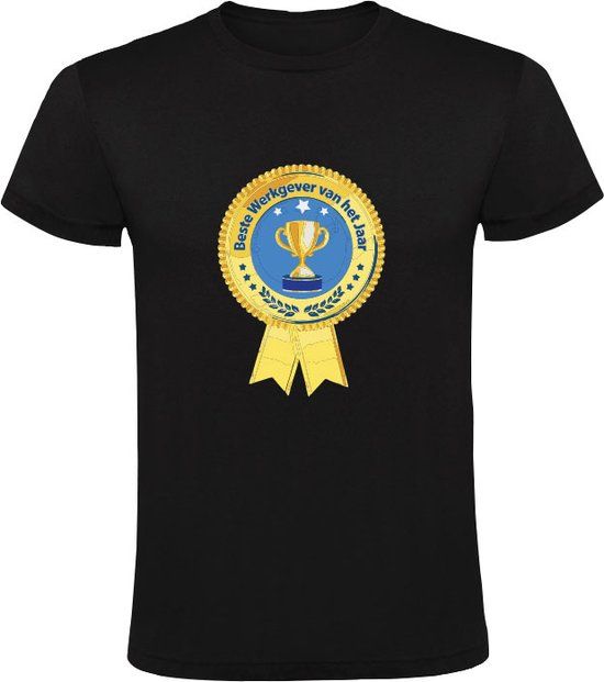 Sol's Beste Werkgever van het Jaar Heren T-shirt Zwart Maat M