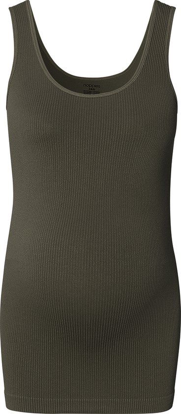 Noppies Top rib Sama Zwangerschap - Maat M/L - Olive