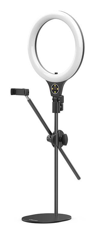 Ulanzi Ring-10 Topshot Ringlamp met statief - Zwart