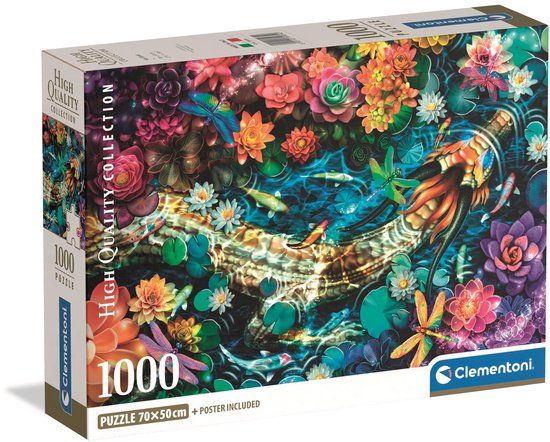 Clementoni Puzzel 1000 Stukjes Koi River High Quality Collection