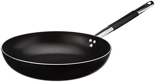 Pentole Agnelli Alblack pan hoge springtouw, aluminium, zwart