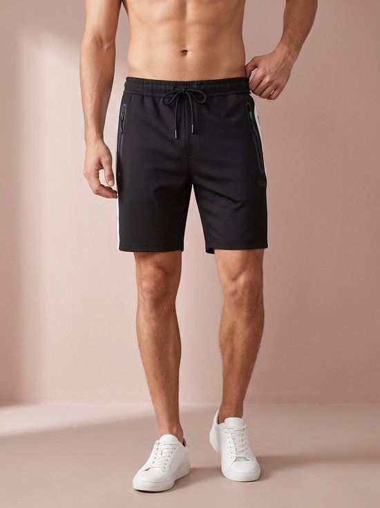 Sjeng Sports PASQUALE Sportbroek Mannen - Shorts Mannen - Black - Maat: S