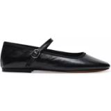 Steve Madden Dames ballerina's Vinetta zwart leder