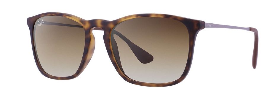 Ray-Ban RB4187 856/13 Chris Zonnebril - Tortoise / Bruin Gradiënt - 54mm