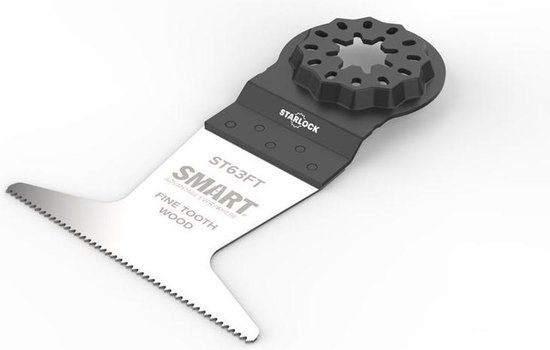 SMART Blades SL PRO Invalzaagblad - 63mm - Fijne Vertanding - 10 stuks - Oscillerende Multitool - Hout/Kunststof/Plastic