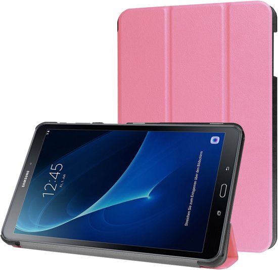 BTH Samsung Galaxy Tab A 10.1 inch (2016) Hoes Book Case Cover - Lichtroze