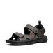 KEEN Sandalen 'Targhee III' greige / rood / zwart