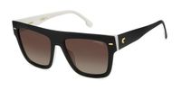 Carrera CARRERA 3016/S Lunettes de soleil Femme Noir/Blanc