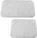 Shenzhen Haorui Industrial Technology Co., Ltd. Tapis de repassage pliable - Tissu argenté - Planche à repasser en coton - Station de repassage à vapeur portable - 217 × 236 pouces.