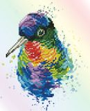 Diamond Dotz Rainbow Bird Diamond Painting 22 x 27cm