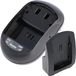 AccuCell chargeur, adapté pour Hitachi DZ-BP07S, -BP7S, -BP7SJ