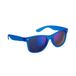 Merkloos / Sans marque Makito Western Europe (mkto) Hippe zonnebril blauw met spiegelglazen