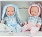 Marina & Pau Poupées jumelles Pitus espagnoles, 40 cm