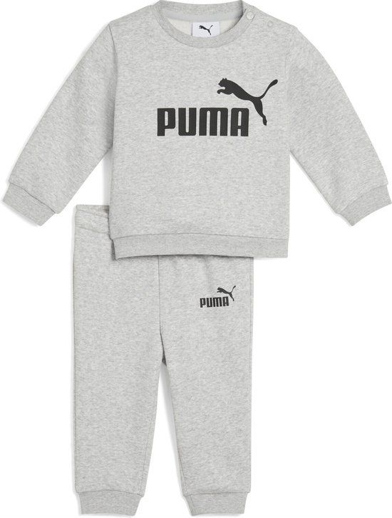 PUMA MINICATS ESS Crew Set FL INF Unisex Trainingspak - light gray heather
