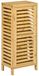 Bamboe Armoire de salle de bain - Armoire avec porte à panneau - Étagère coulissante - 30 x 19,9 x 70 cm - Bois naturel