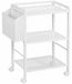 Imprimerie standard avec rouleaux, 3 niveaux, 52x40x80,5 cm, blanc