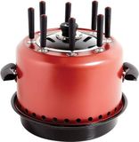 Holland Connections Barbecue grill sans fumée - brochettes, cuisson et rôtissage - grill de viande et de légumes de qualité supérieure - sac portable pour camping et grill extérieur
