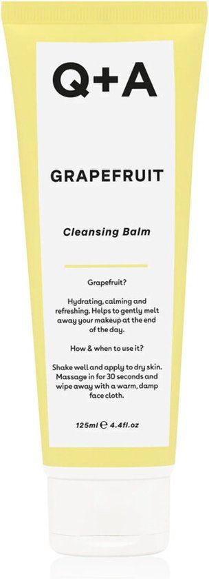 Q+A Skincare Cleansing Balm Grapefruit 125 ml