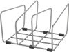 Metaltex Snijplanken Houder - Pannendekselhouder - Organizer voor Bakblikken, Deksel en Borden - Inclusief Steundoppen - 22x21x14 cm