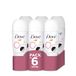 Dove Roll-on Original zonder aluminium/alcohol, (voor 24 uur bescherming met 1/4 verzorgende crème), 6 stuks (6 x 50 ml)