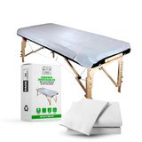 XARA Wegwerp-massagestoel van TNT, 80 x 210 cm, 20 g, verpakking met 10 stuks, inklapbaar, papier, vloeistofafstotend