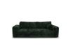 Canapé convertible avec coffre de rangement 4 places en velours à motifs