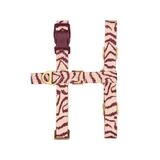 Dogguo Hondenharnas ETHNIC-HARNESS-PEACH/BORDEAUX-S