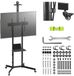 Maclean TV-standaard / trolley, camera plank, op wielen, 37-70", max. belasting 45kg/5kg plank, max. VESA 600x400, Zwart, MC-113 B