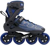 Roces R-Evo 84 Skeelers – 84mm – Softboot – Extra Comfort & Stabiliteit – Heel Lock & Easy Entry – ABEC-7 – Fitness Inline Skates – Heren / Dames – Zwart/Blauw – Maat 44
