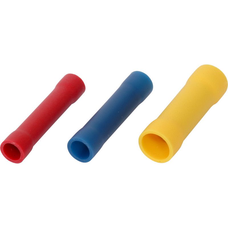 Stootverbinder 2,5mm blauw (100 stuks)