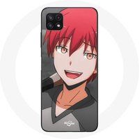 Maniacase Etui voor Samsung Galaxy A22 5G Karma Akabane Assassination Classroom Anime