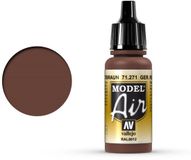 Vallejo Hobbyverf Acrylverf - 71271 Model Air German Red Brown - Acryl Verf flesje - 17 ml