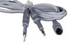 GIMA 30643 bipolare EU 2-pins kabel voor MB 122-132-160-200-202, 3 m lengte