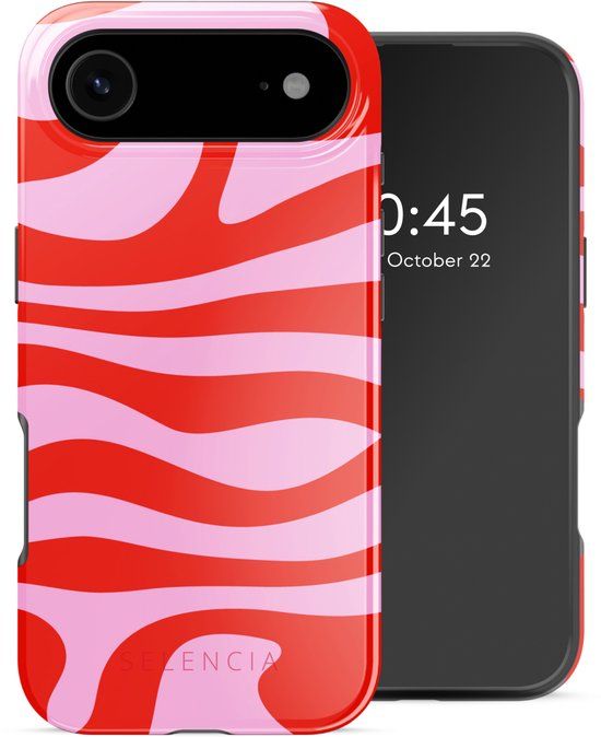 Selencia Hoesje - Geschikt voor Apple iPhone 17 Air - Backcover geschikt voor MagSafe - Dream Swirl Pink