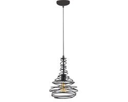 Duverger Cocoon - Hanglamp - metalen armatuur - zwart gepoedercoat