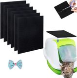 OEM BeiJingLiangPinJiaZuoKeJiWenHuaFaZhanYouXianGongSi Actieve Kool Vervangingsfilter - Hoog Absorberend Geurfilter - Voor Kattenbak en Compostemmer - 6 stuks