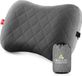 Unyqoos® Coussin de camping/voyage gonflable avec taie d'oreiller amovible, oreiller ergonomique, coussin de nuque confortable pour voyage/extérieur, coussin de voyage gonflable (gris)